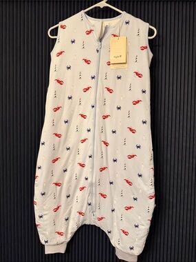Kyte BABY Light Blue Nautical Crab & Lighthouse Sleeveless Sleep Sack